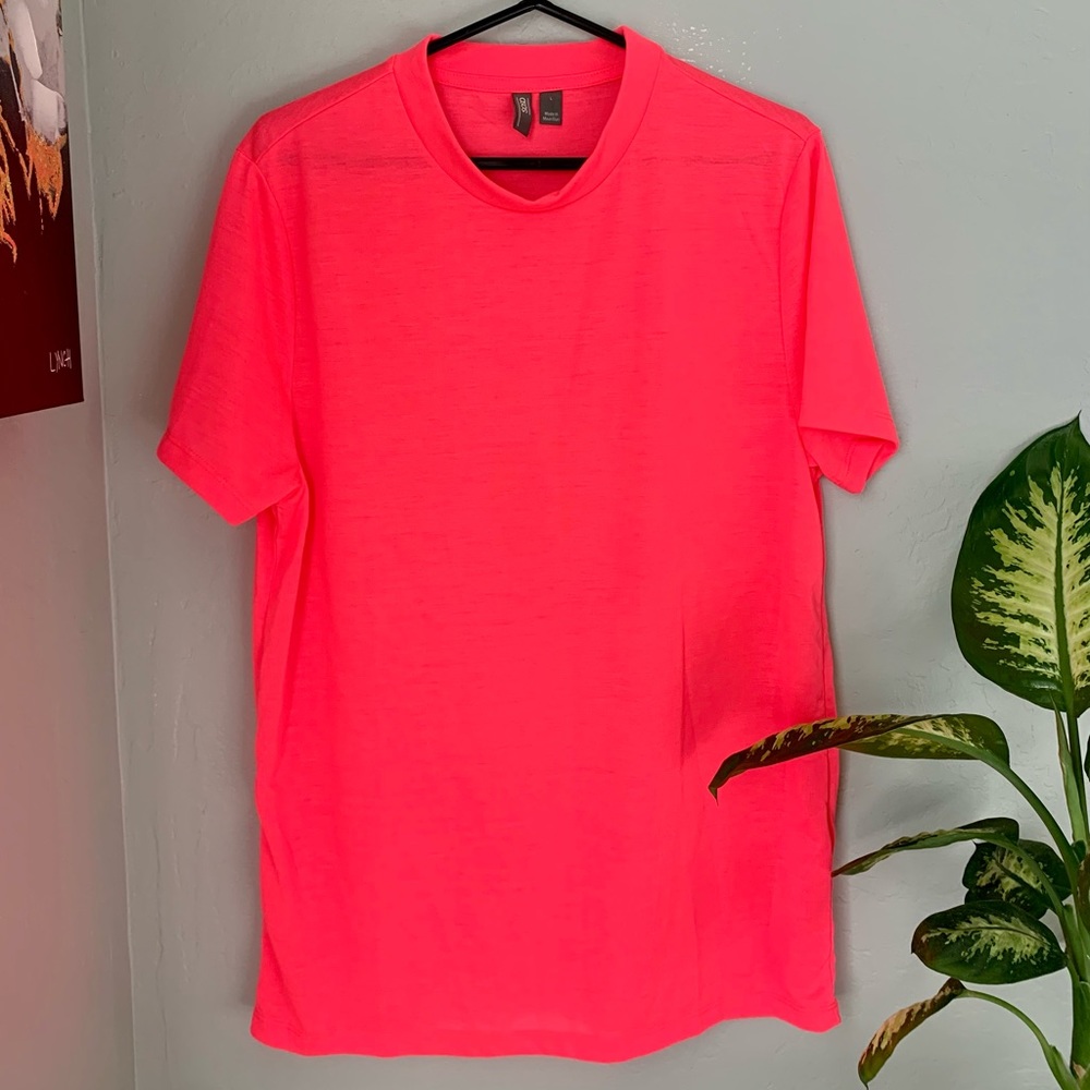 Neon Pink Solid T-shirt